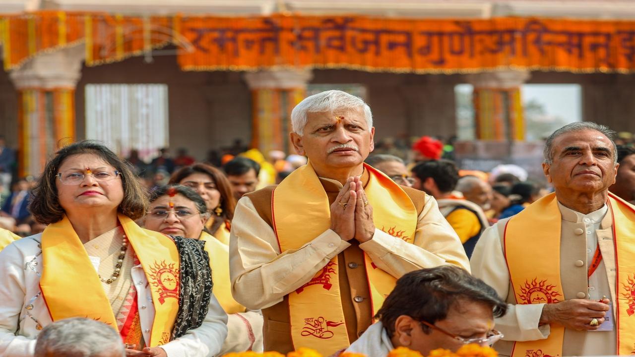 In pics: India Inc leaders, tech titans join Ram temple consecration ceremony