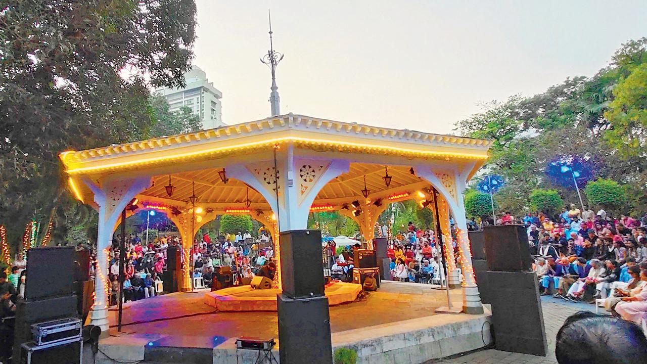 A previous performance at Cooperage Bandstand