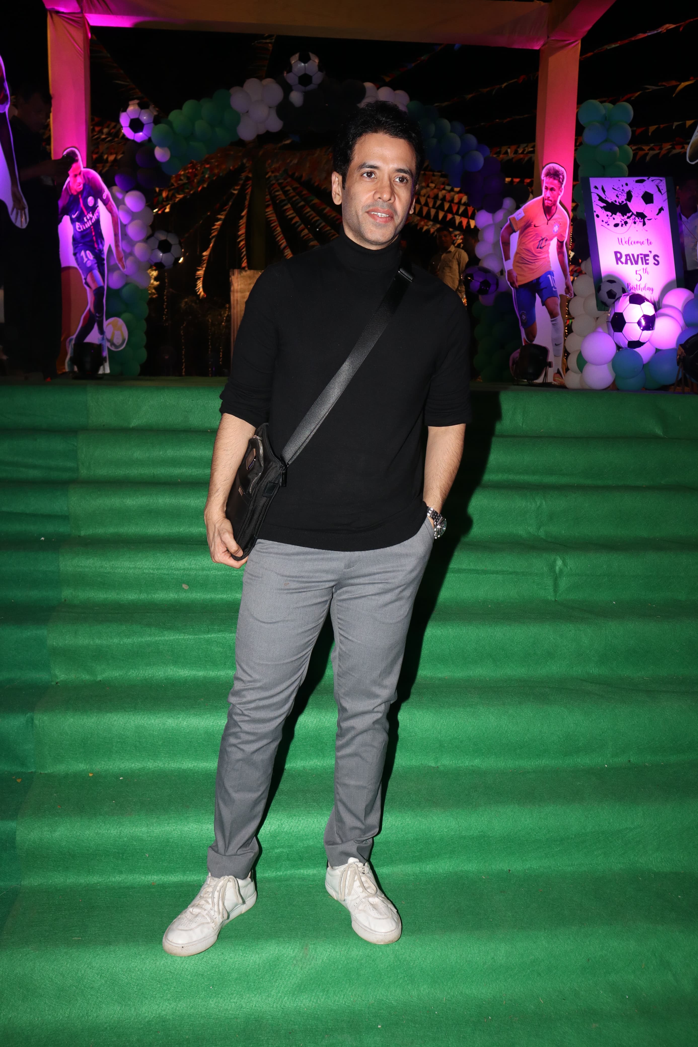 Tusshar Kapoor, the proud uncle, was smiling ear to ear as he posed for the paparazzi. The doting uncle was sure to spoil his nephew on his special day!
