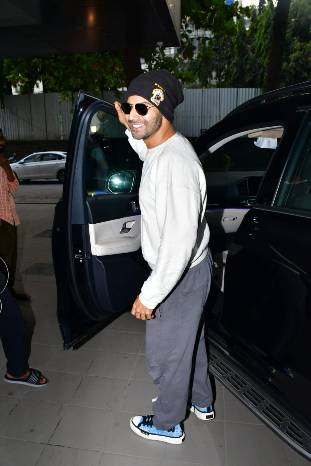 Varun Dhawan sported a casual look as he was spotted in Andheri post a work meeting 