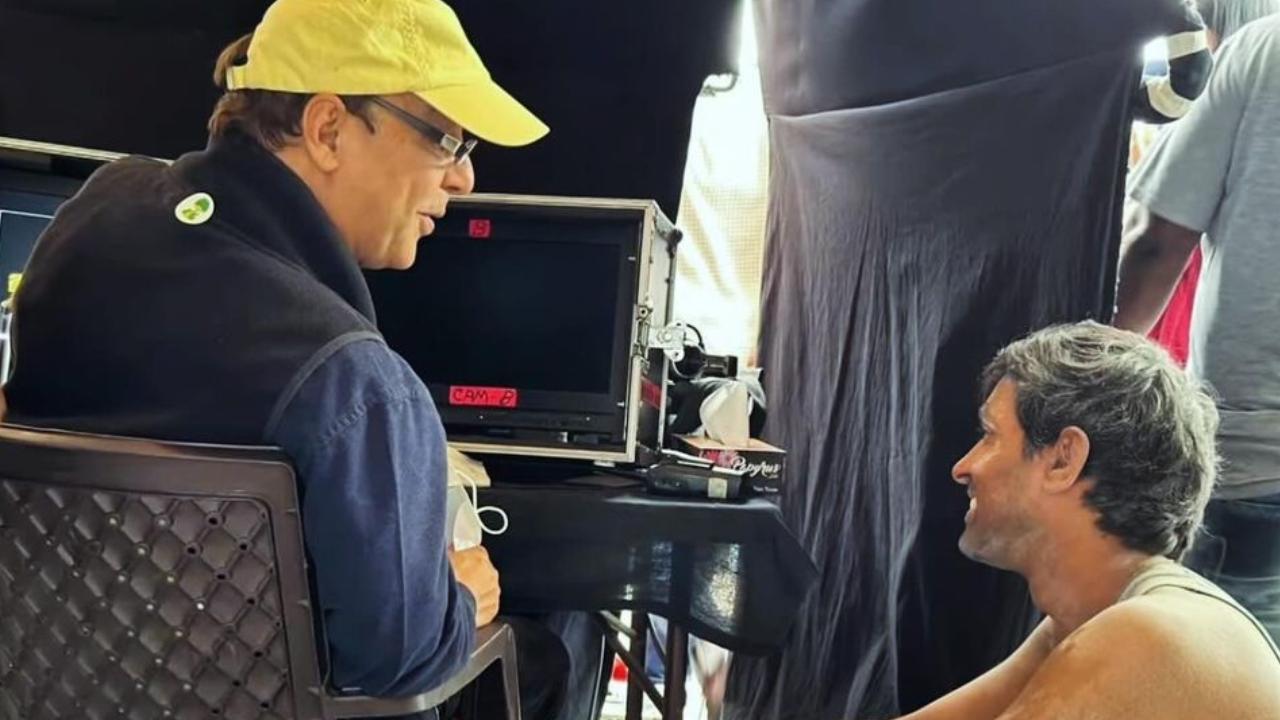 Vikrant Massey shares BTS pic from '12th Fail' with his 'light' Vidhu Vinod Chopra