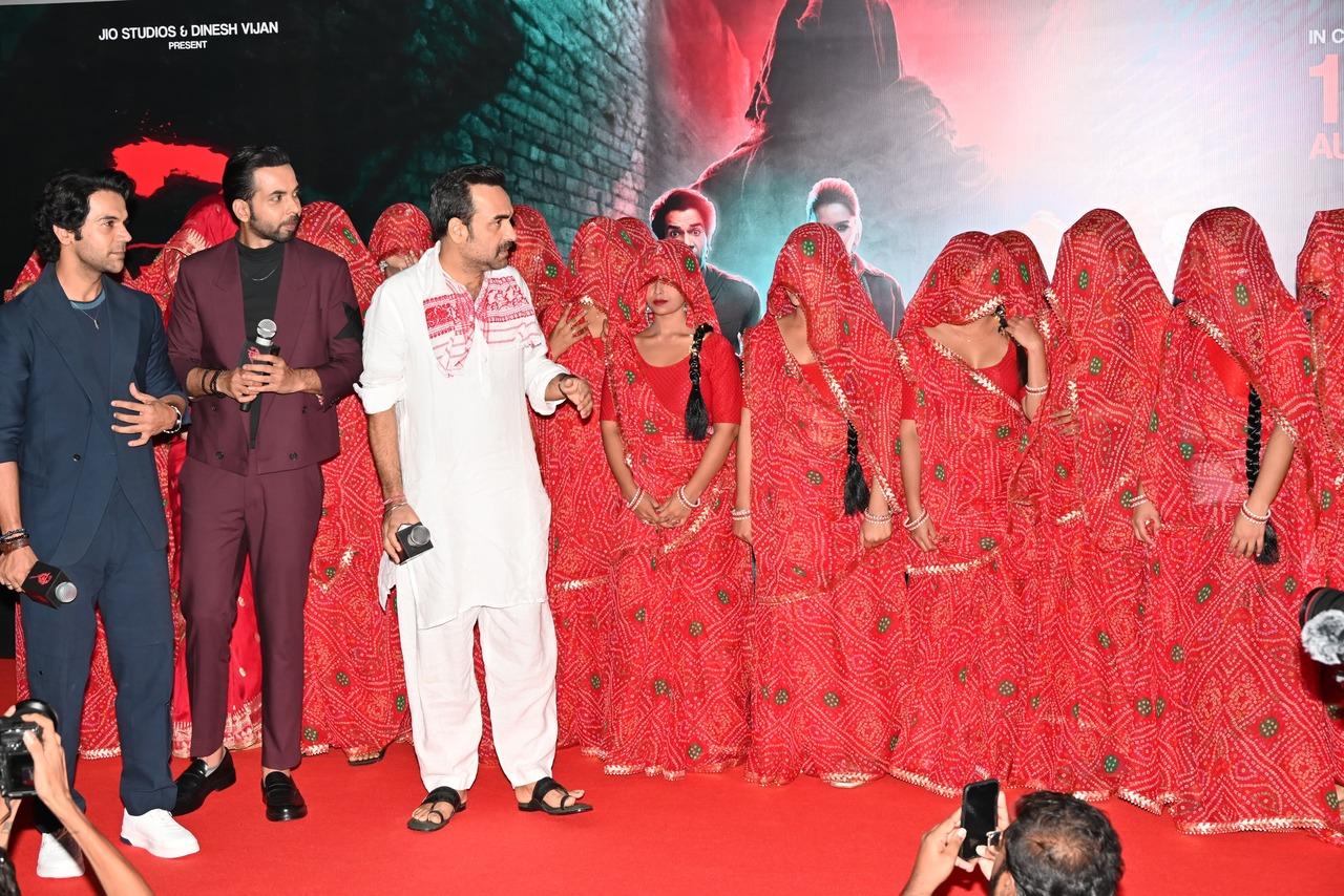 Rajkummar Rao and Pankaj Tripathi at the trailer launch of Stree 2 in the city