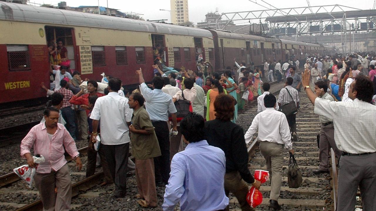 After the explosions, the Mumbai local trains—which are referred to be Mumbai's lifeline—became scenes of terror and destruction