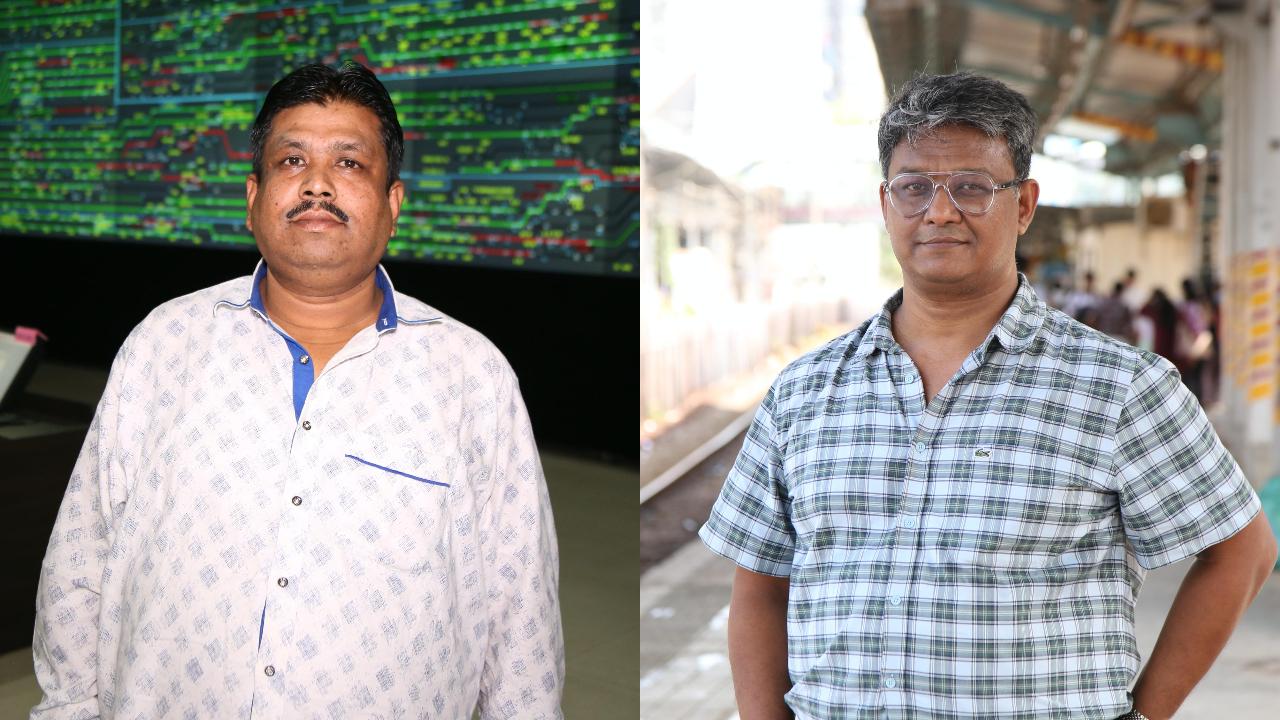 Prashant Kumar Majumdar (L) and M.K. Jagesh (R), who were a part of the train operations team at the time, reveal what unfolded in the railway office that day. (Pic: Raj Patil)
Also Read: 2006 Mumbai Train Bombings: What went behind restoring rail operations? Officials reveal the untold story
