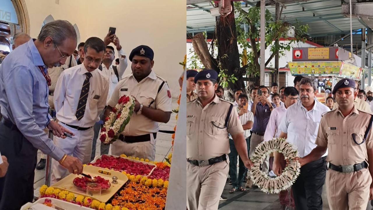 Every year on the anniversary of the bomb blast, the senior officials of the affected stations pay homage to the 7/11 blast victims by placing a wreath at the memorial. (Pic: X/Western Railway)