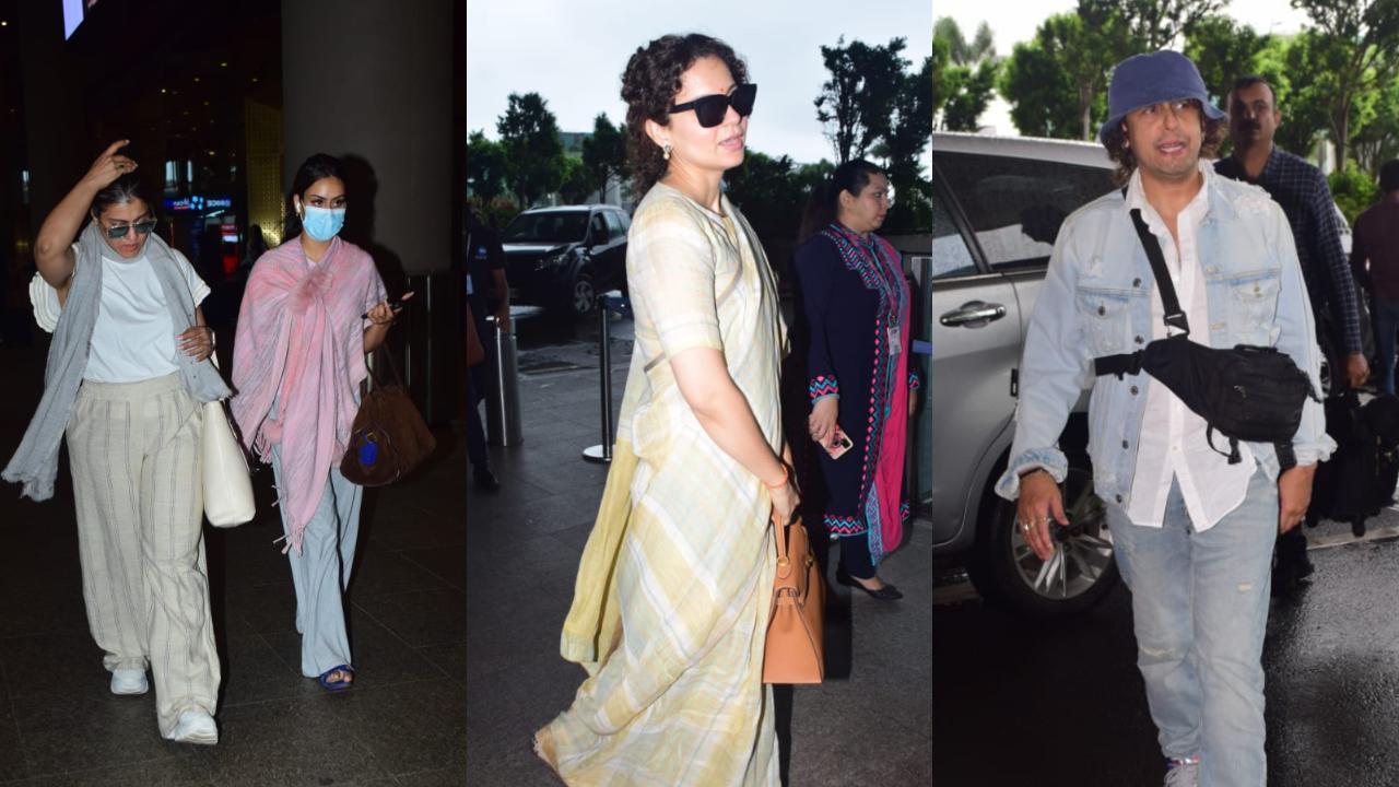 Spotted in the city: Kajol, Kangana Ranaut, Sonu Nigam and others