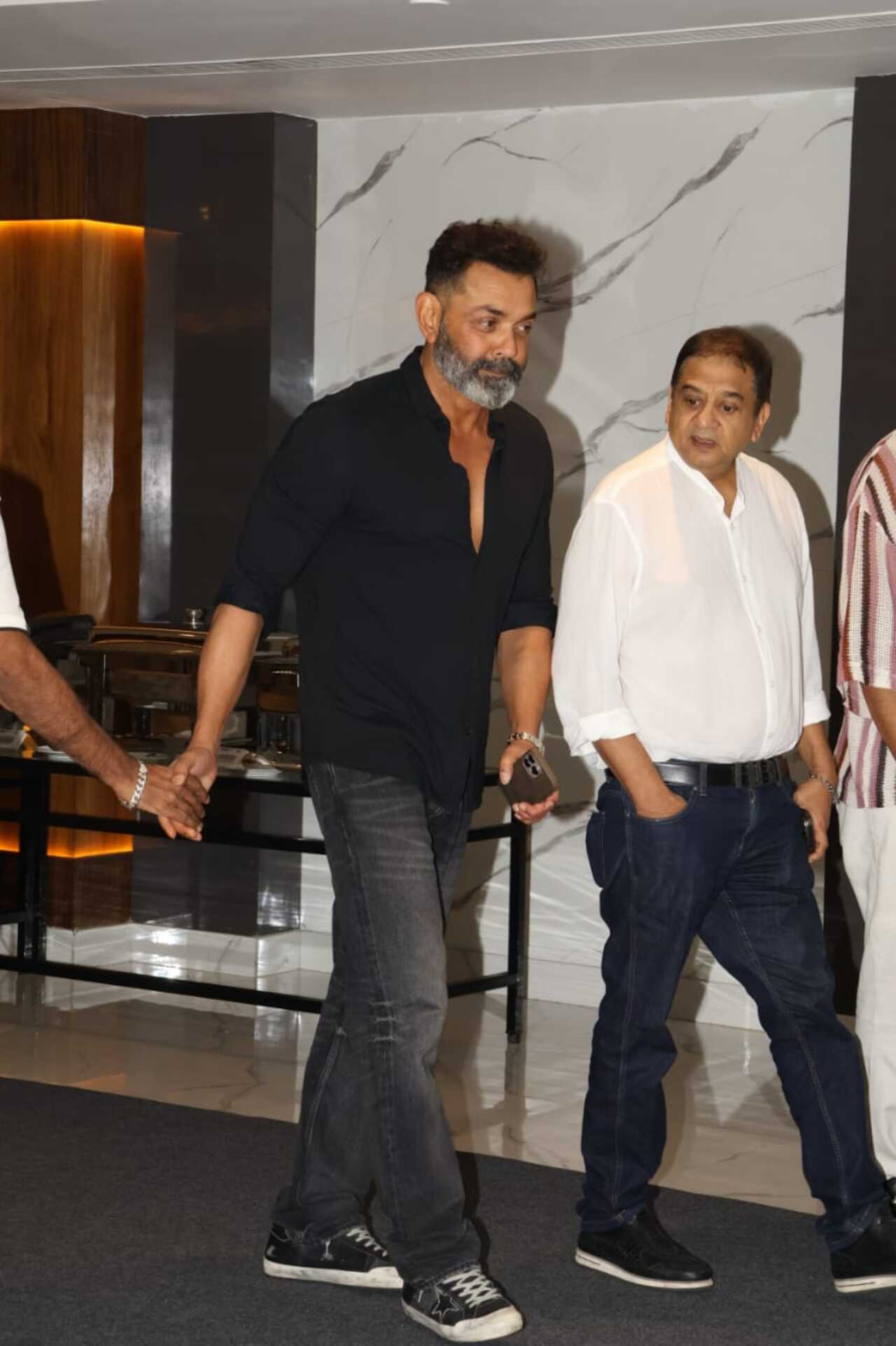 Bobby Deol at Tishaa Kumar's prayer meet in the city