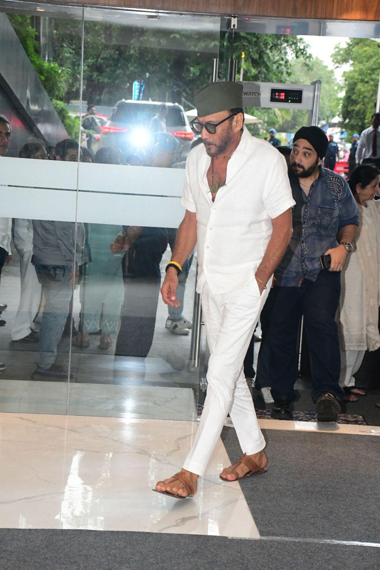 Jackie Shroff at the prayer meet