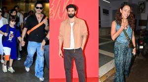 Spotted in the city: Shah Rukh Khan, Aditya Roy Kapur, Triptii Dimri and others