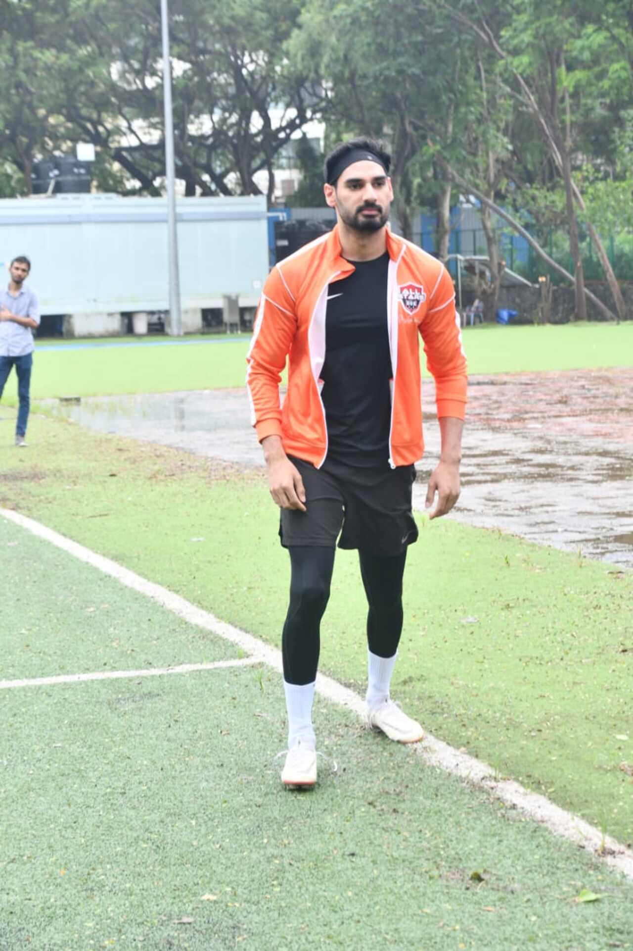 Ahan Shetty at AFSC match in Mumbai