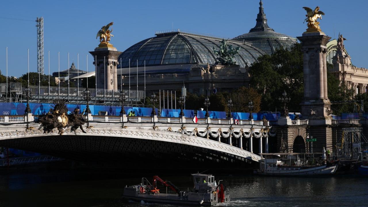 River Seine
The water quality of the river Seine -- which is set to be used for outdoor Olympic swimming events -- has also improved since the start of July. The river is set to host the opening ceremony which will see 6,000-7,000 athletes sail down it on 85 barges and boats.