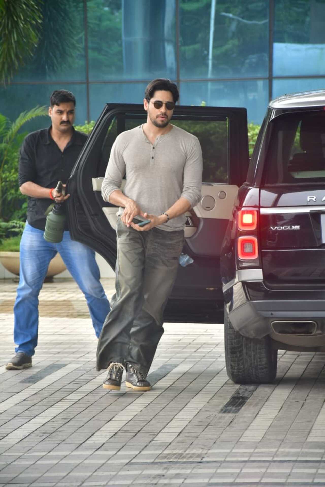 Sidharth Malhotra was spotted in the city