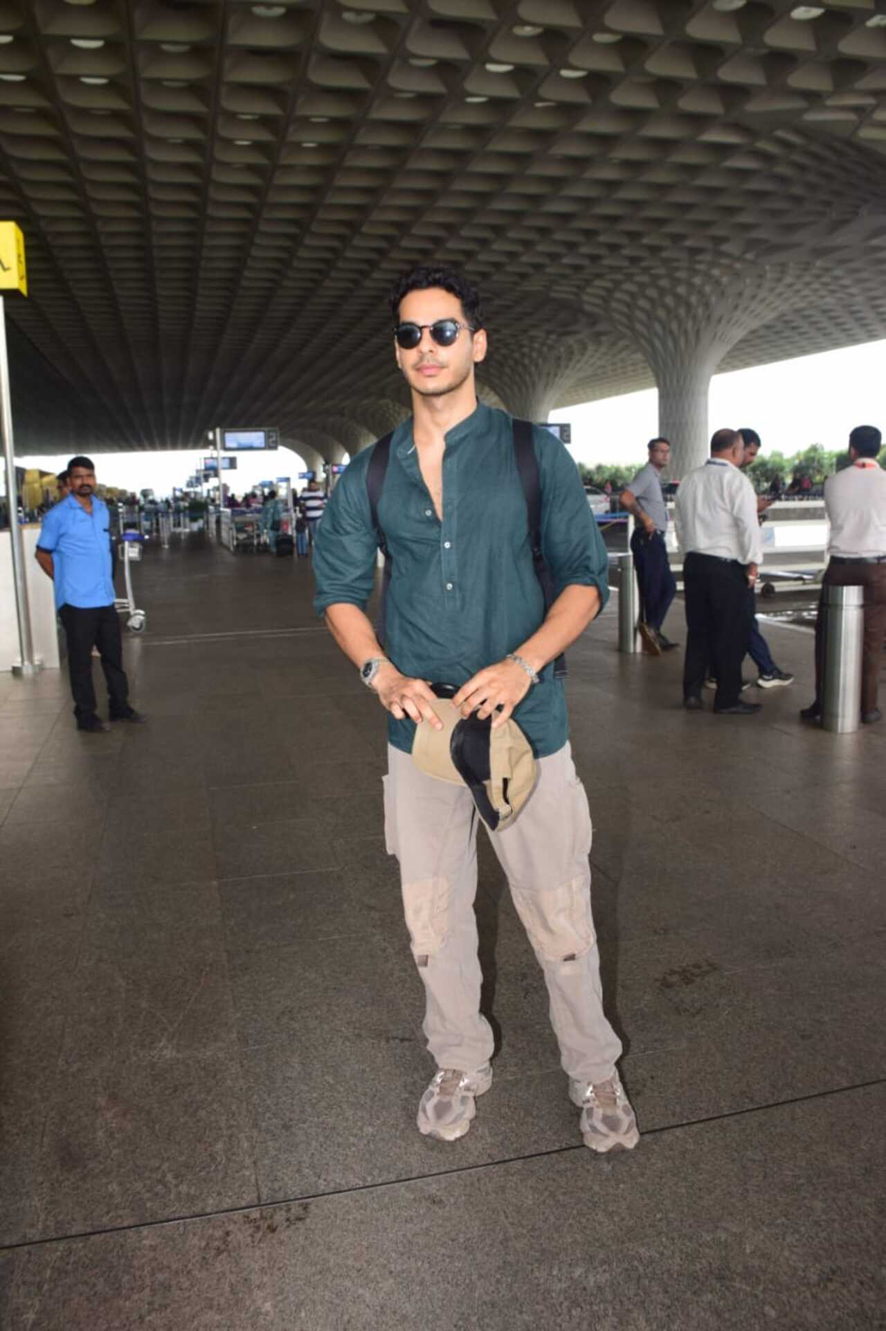 Ishaan Khatter was spotted at the airport