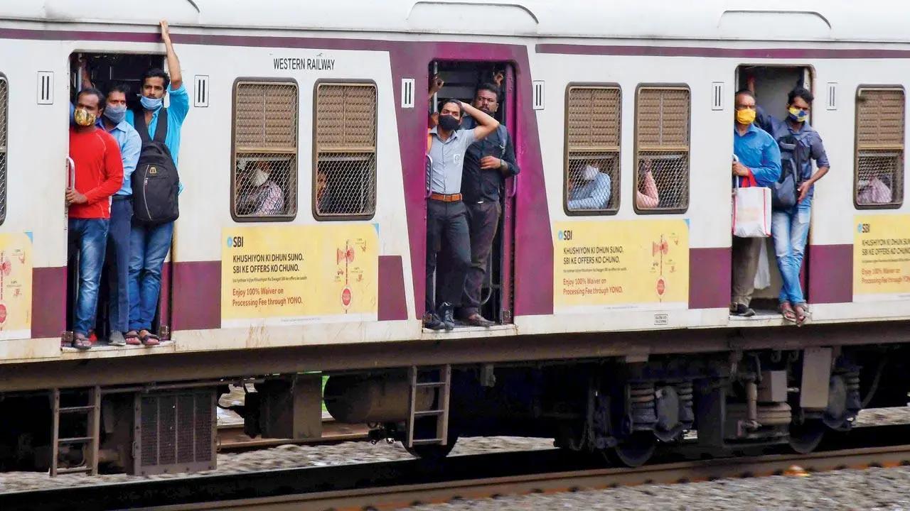 Mumbai: Local train services disrupted amid heavy rains on Friday