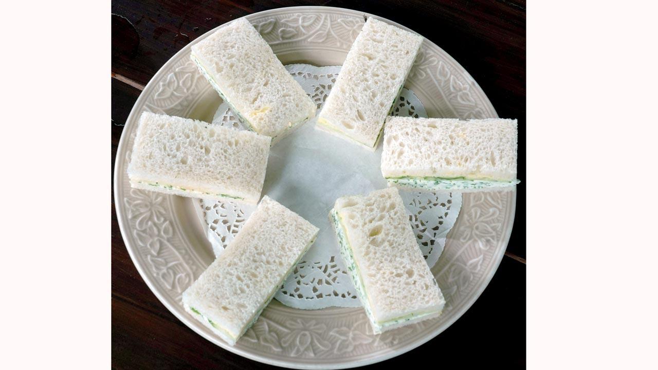 Cucumber dill sandwich