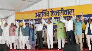 IN PHOTOS: INDIA bloc leaders protest at Jantar Mantar