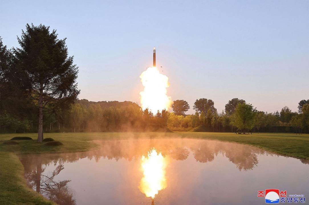 In Photos: North Korea test-launches 2 ballistic missiles