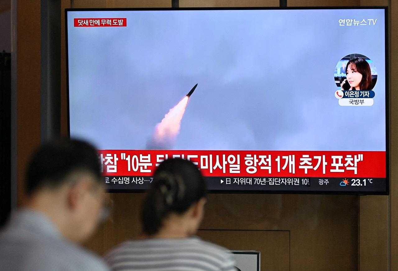 The launch came two days after South Korea, the US and Japan ended their new multidomain trilateral drills in the region