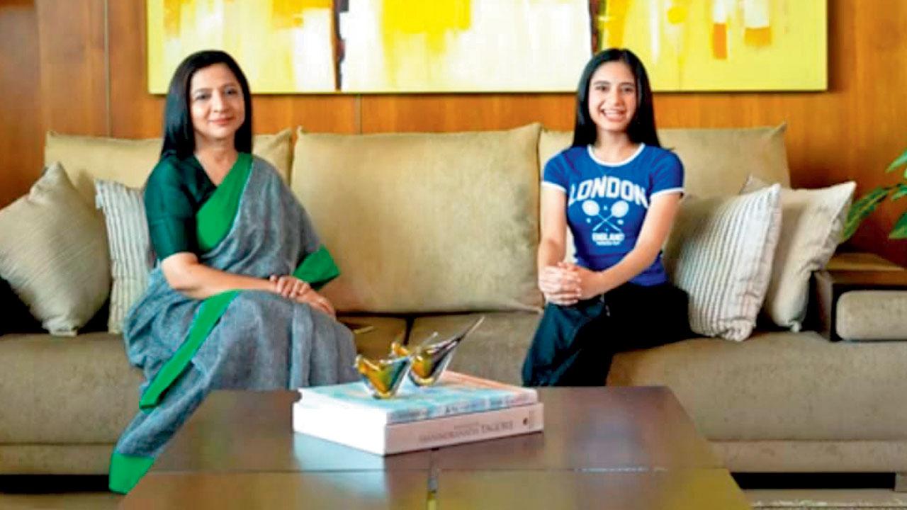 Aaria Varma in a moment from the first episode of the podcast