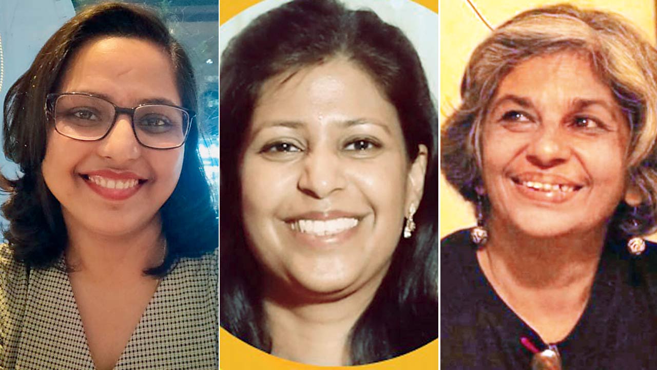 Advocate Shruti Jadhav, Smriti Gupta and Susan Abraham