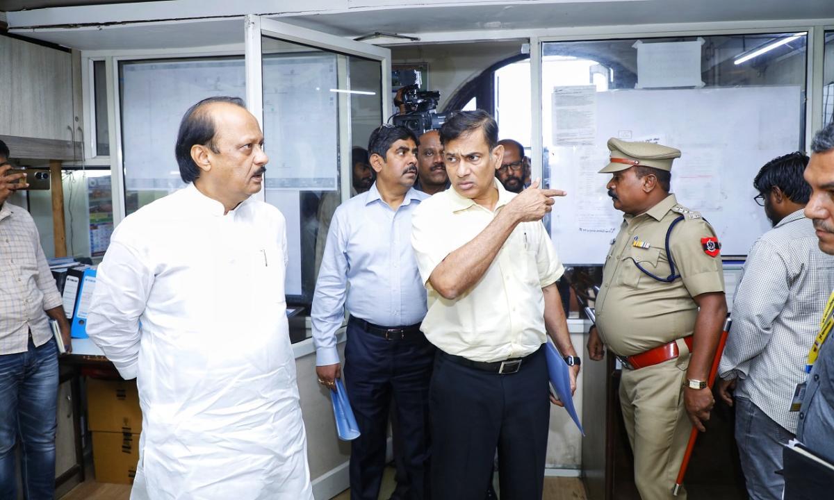 In Photos: Maharashtra Dy CM Ajit Pawar takes stock of rain situation in Pune