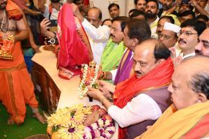 In Photos: Maharashtra Dy CM Ajit Pawar visits Siddhivinayak temple