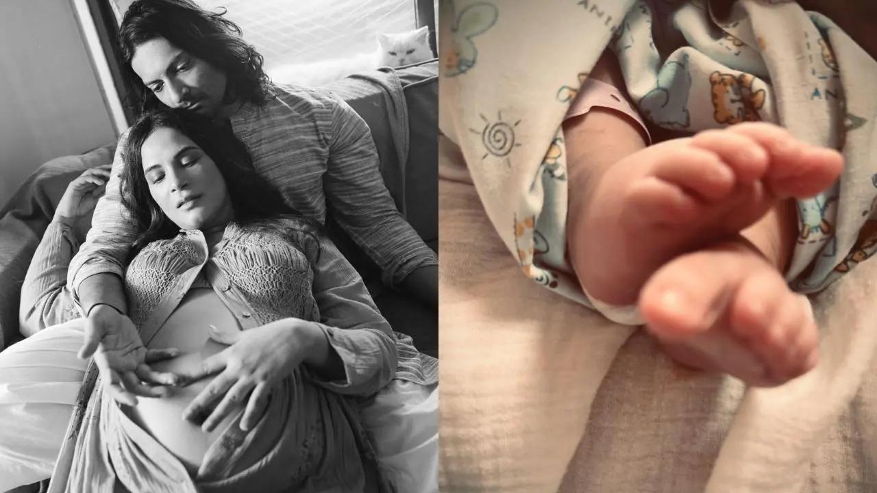 Ali Fazal took it to his Instagram and, in a collaborative post with the new mom and wife Richa Chadha, shared the first glimpse of their baby girl. Read full story here