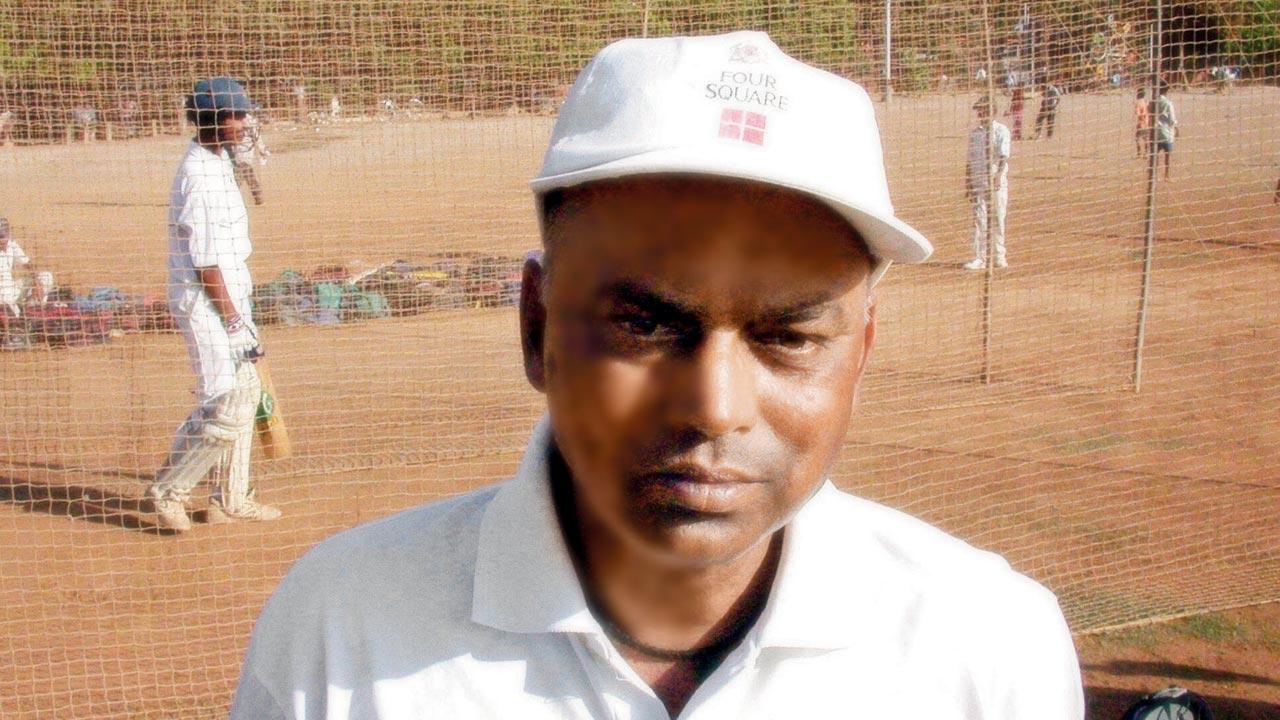 Amar Vaidya during his coaching days at Shivaji Park