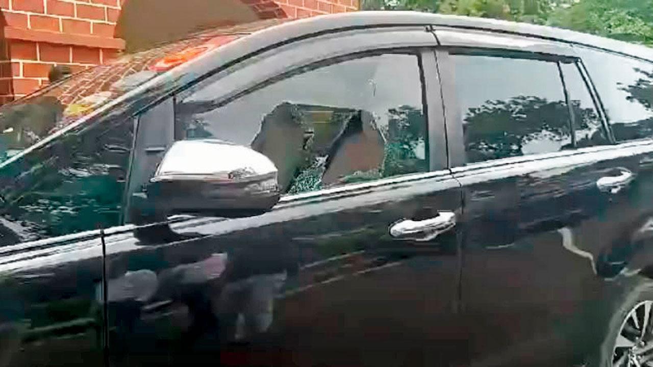 MNS rampage: Legislator’s car vandalised over Raj Thackeray slur