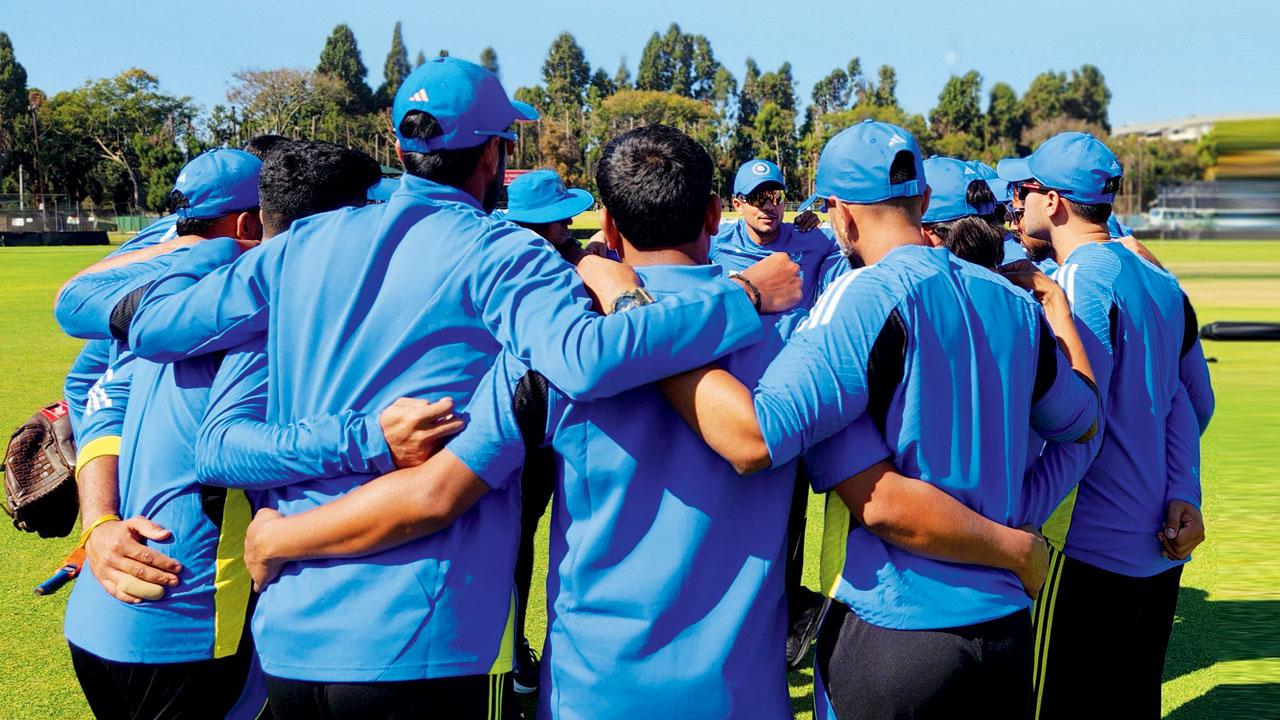 India players during a practice session at Harare recently. Pic/BCCI