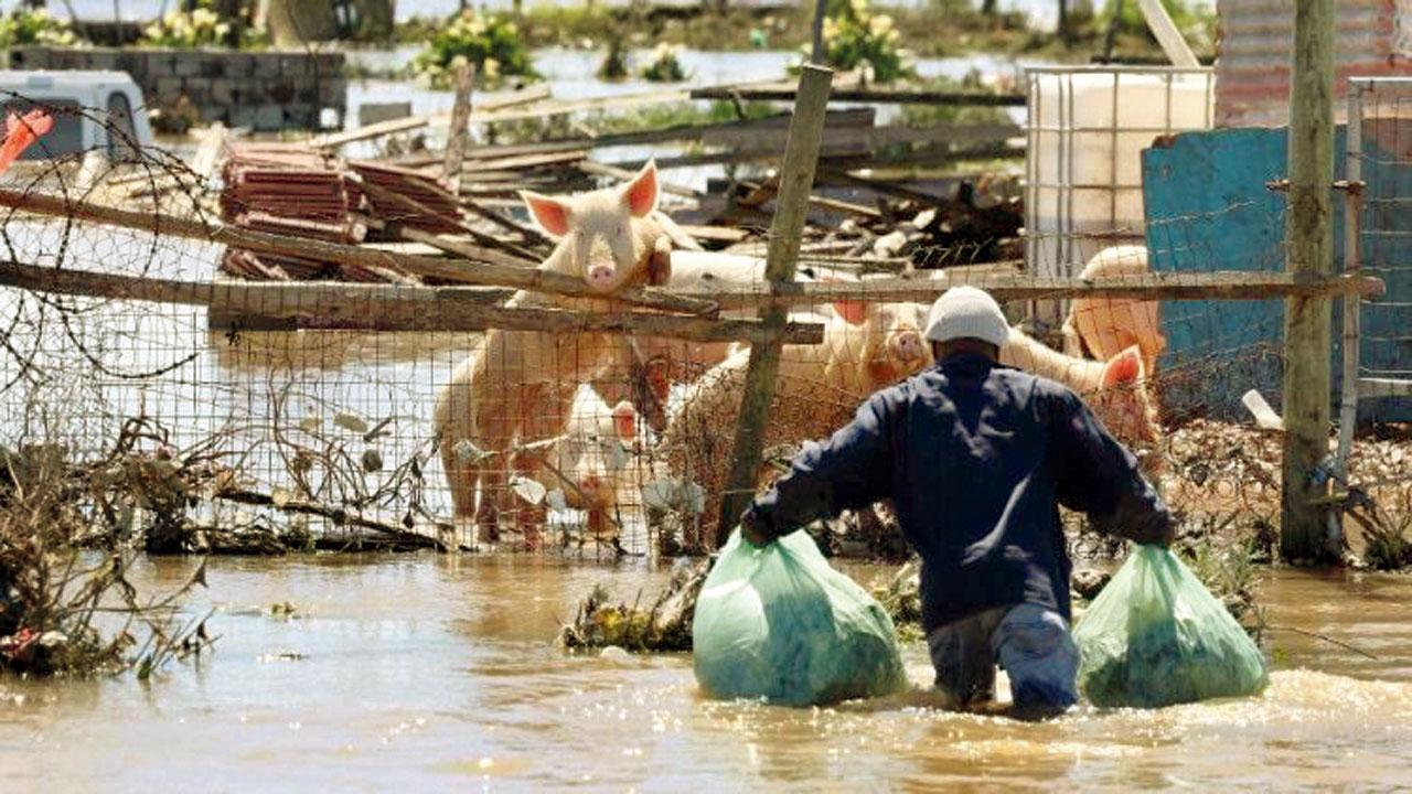 4,500 people displaced by floods in S Africa’s Cape Town