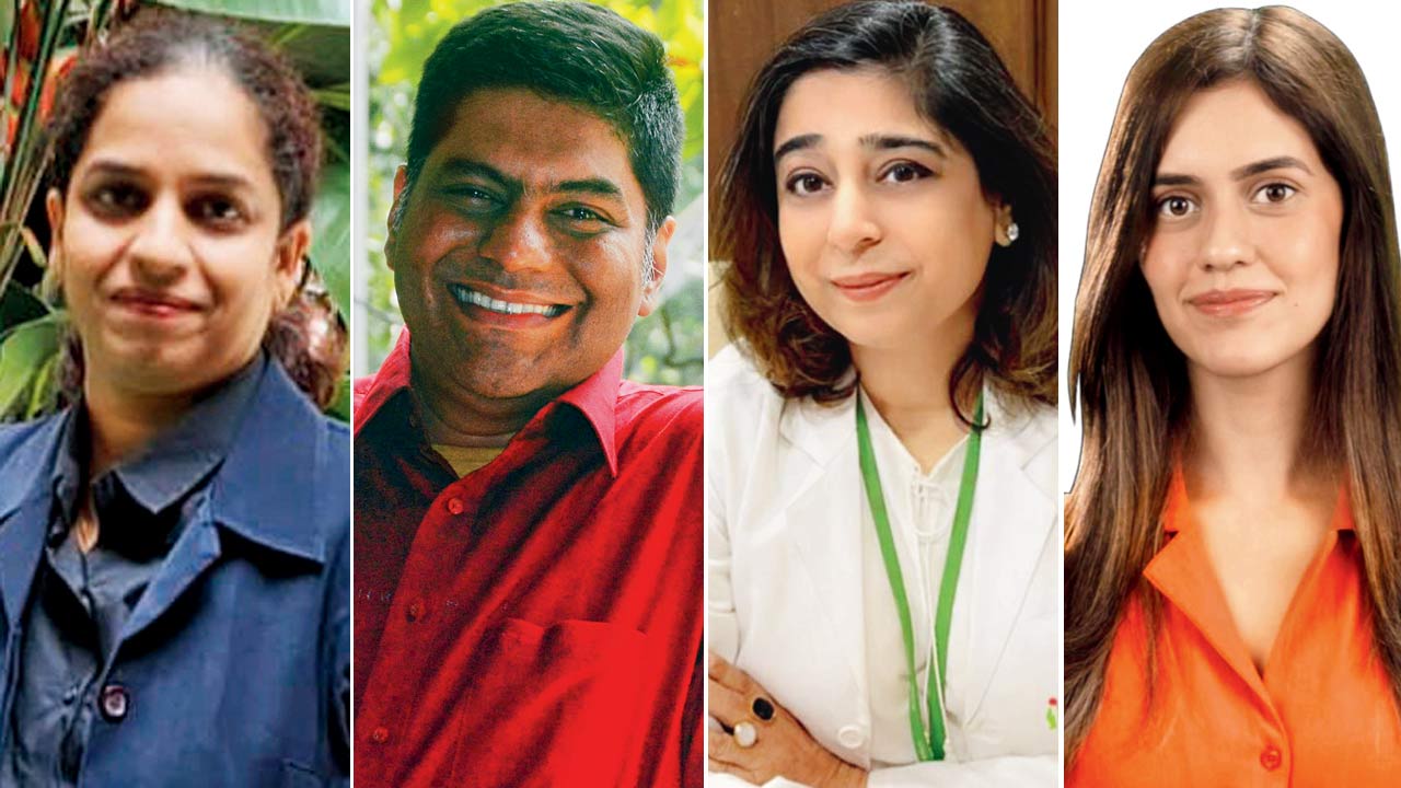 Deepti Puranik, Forensic Psychologist; Saurabh; Bhavna Barmi and Achina Mayya