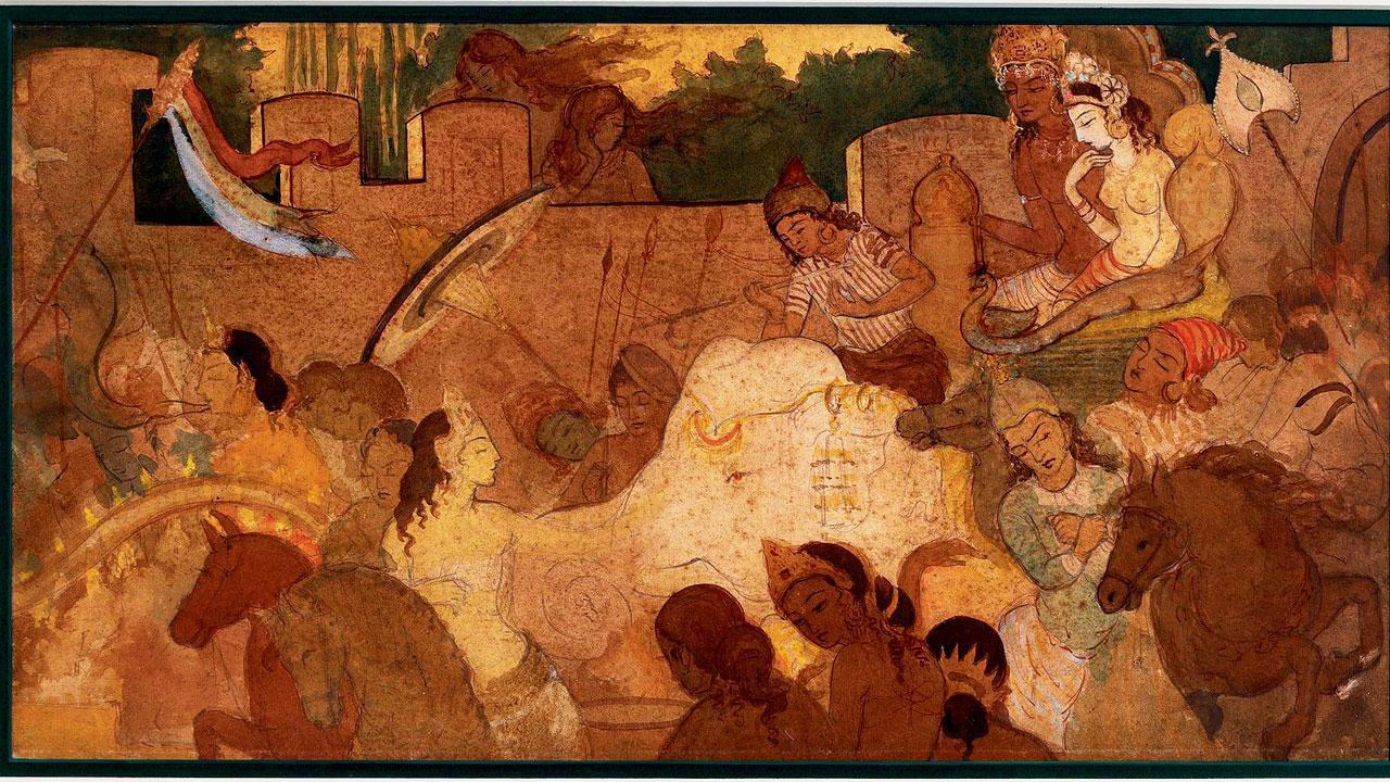 Explore the works of a father-daughter duo at this unique exhibition in Colaba