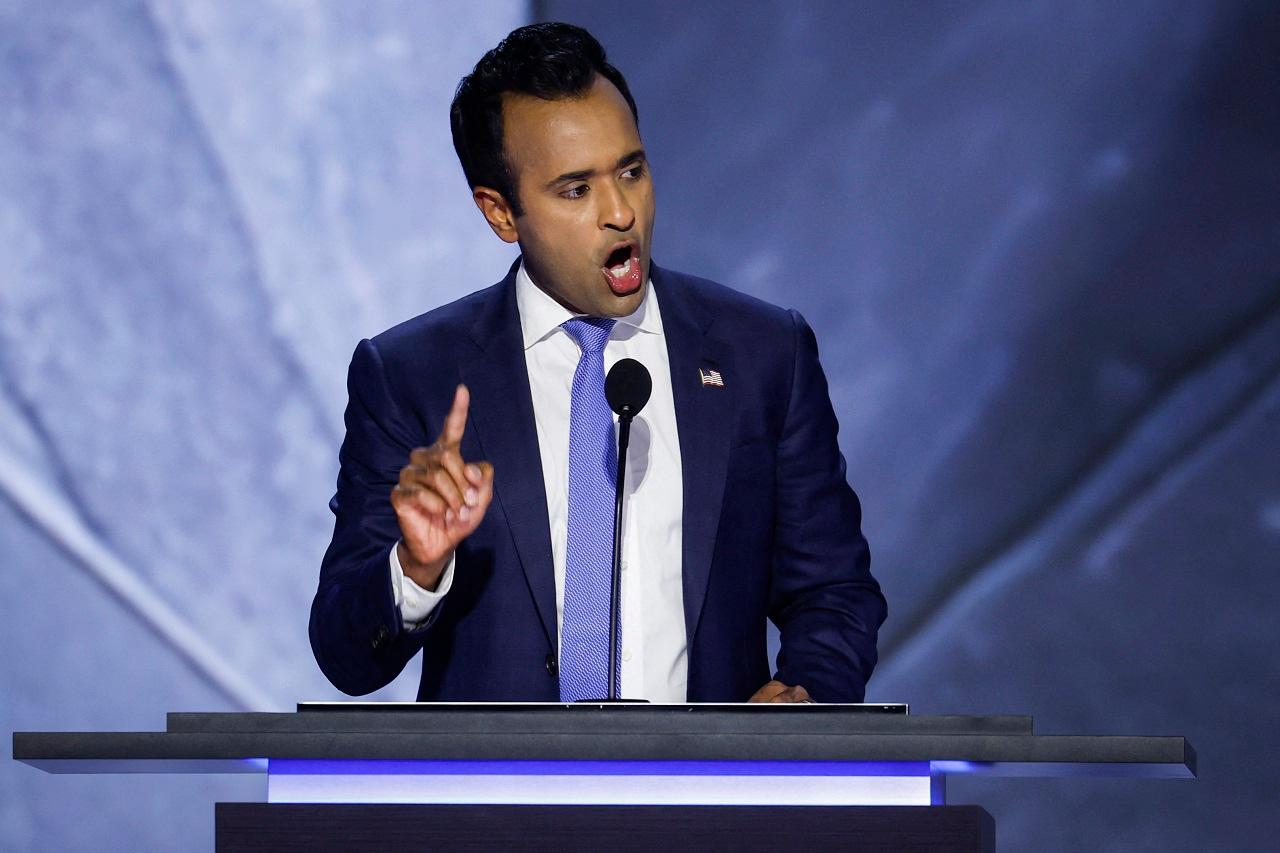 Ramaswamy, 38, a former presidential aspirant who dropped off from the race in the early stages of the Republican primary, said Trump is the president who will unite America not through empty words but through action