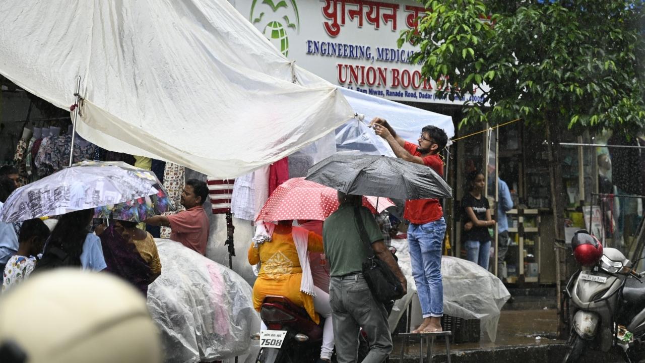 The city received 59 mm of rain during the course of 24 hours, ending at 8 am