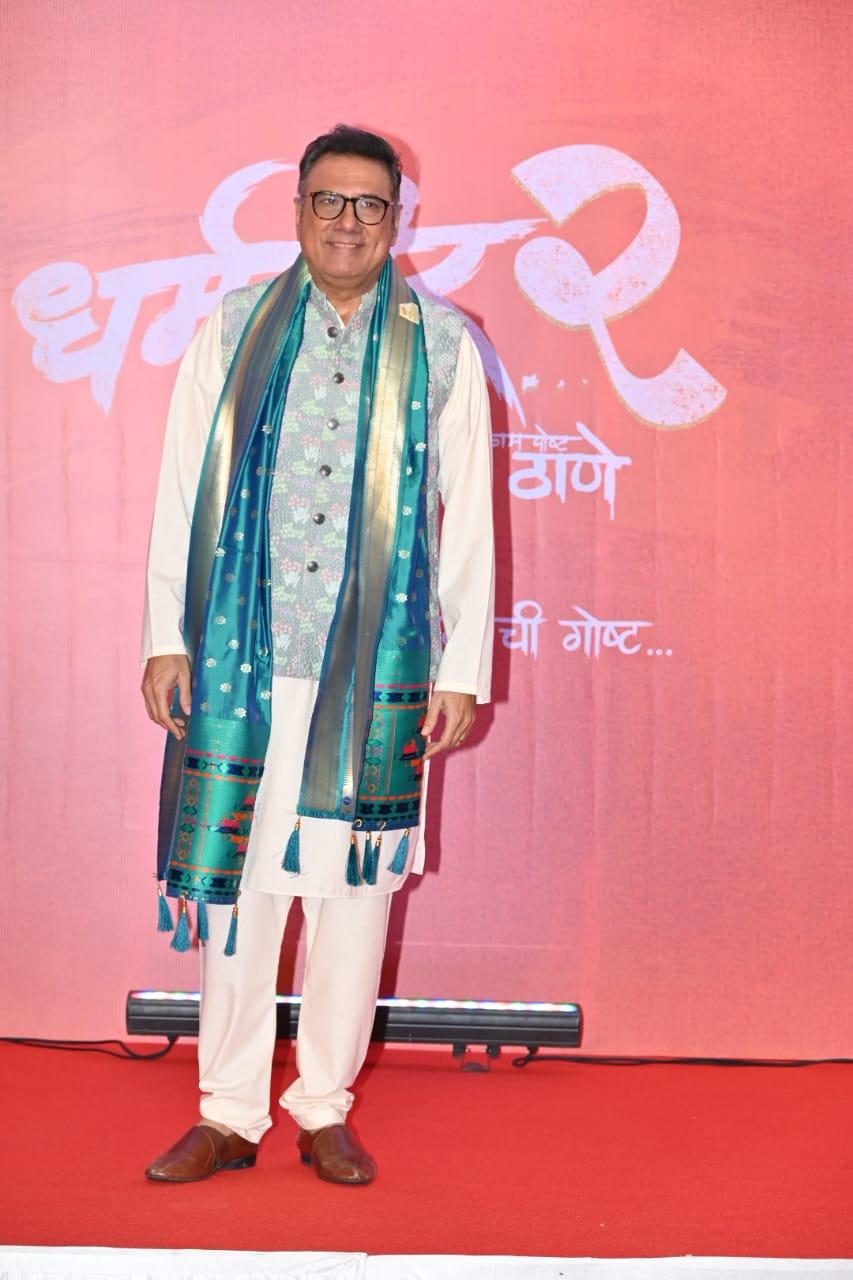 Boman Irani was all smiles as he posed for the camera at the trailer launch event of Dharamveer 2