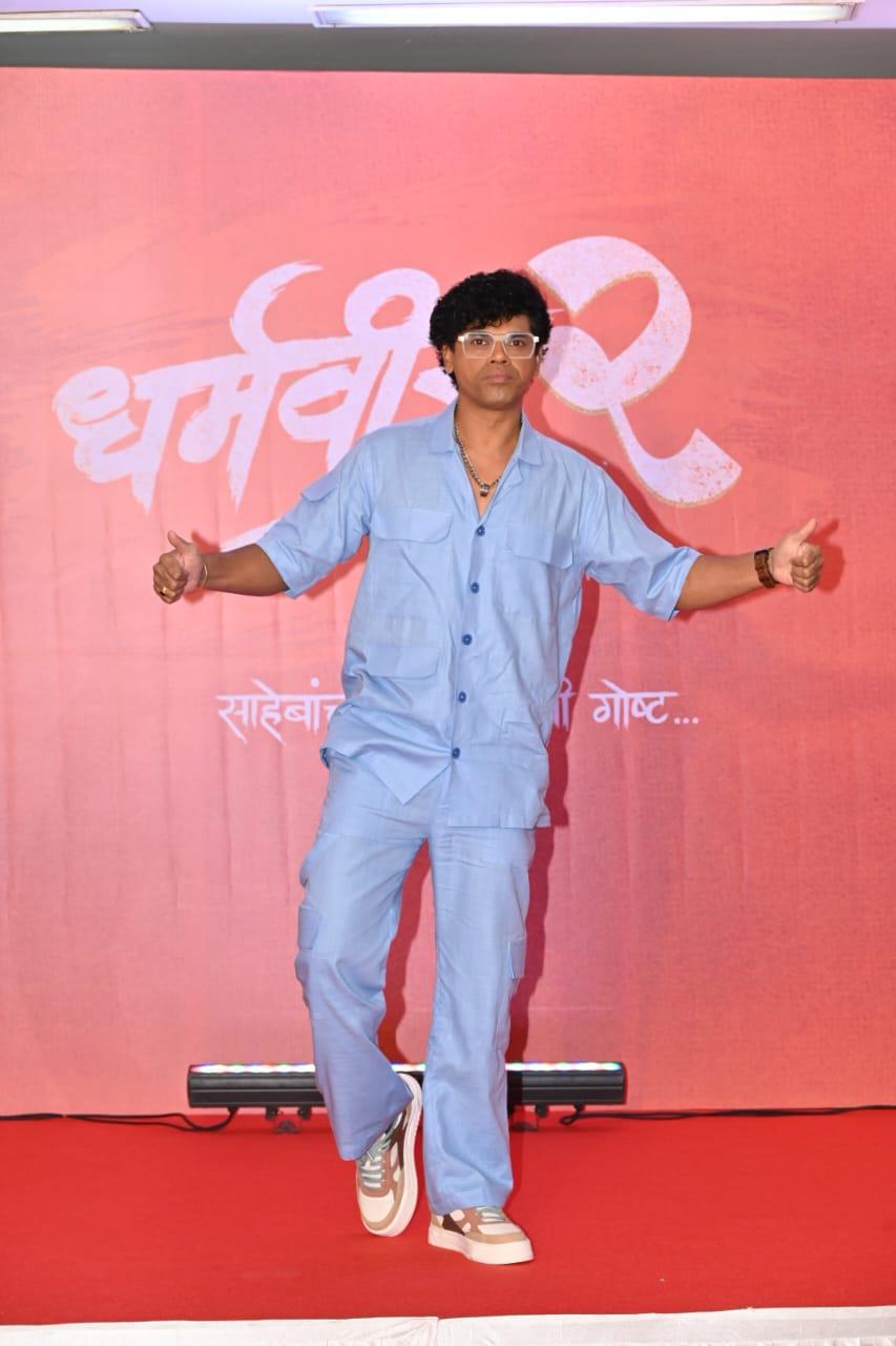 In blue-on-blue, Siddharth Jadhav nailed his fashion game