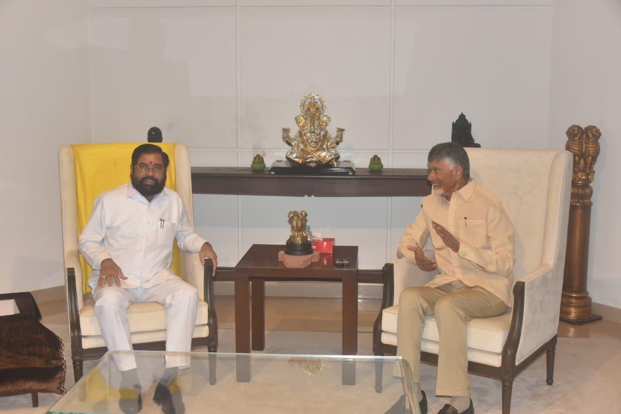 Civil Aviation Minister and TDP leader Ram Mohan Naidu was also present