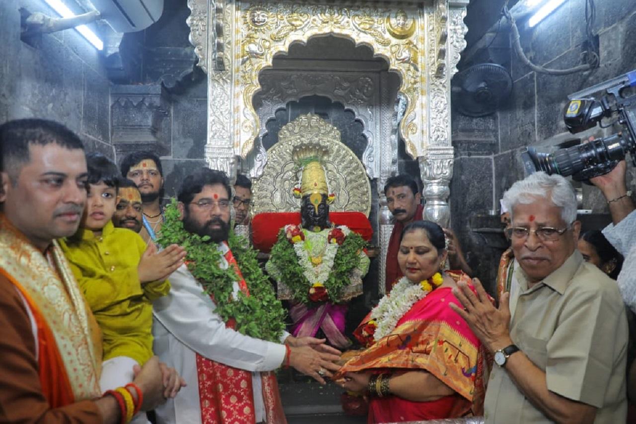 Warkari couple Balu Ahire and Ashabai, hailing from Nashik, performed the ritual alongside CM Shinde in the early hours of Wednesday