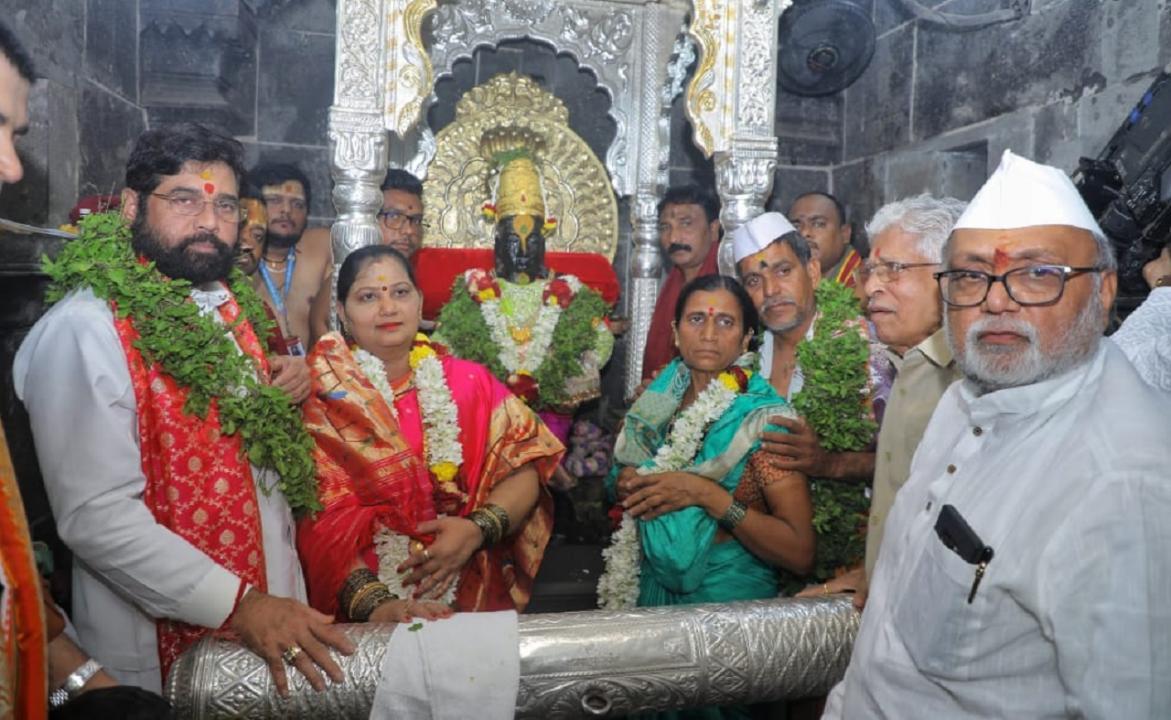 Maharashtra CM Eknath Shinde performs puja in Pandharpur on 'Ashadhi Ekadashi', prays for abundant rain