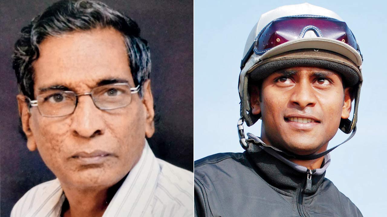Ravishankar Gupta; (right) Sunshine boy Suraj Narredu. Pics/RS Gupta