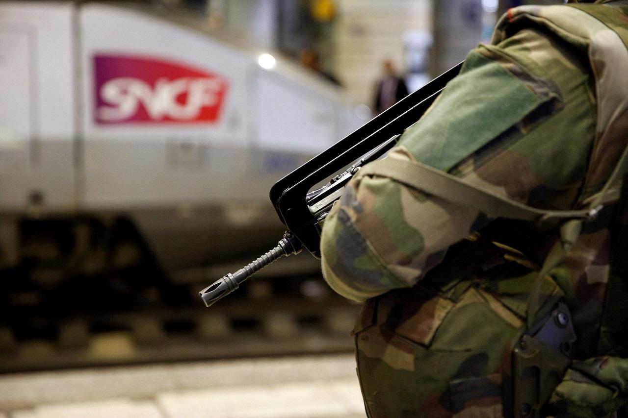 Interior Minister Gerald Darmanin posted on X that the soldier was patrolling at the Gare de l'Est train station in eastern Paris, and that the assailant was detained