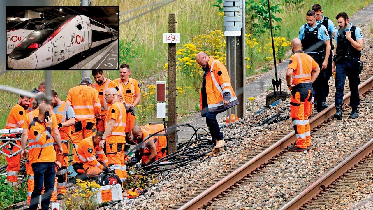French rail lines sabotaged hours before Games opening ceremony