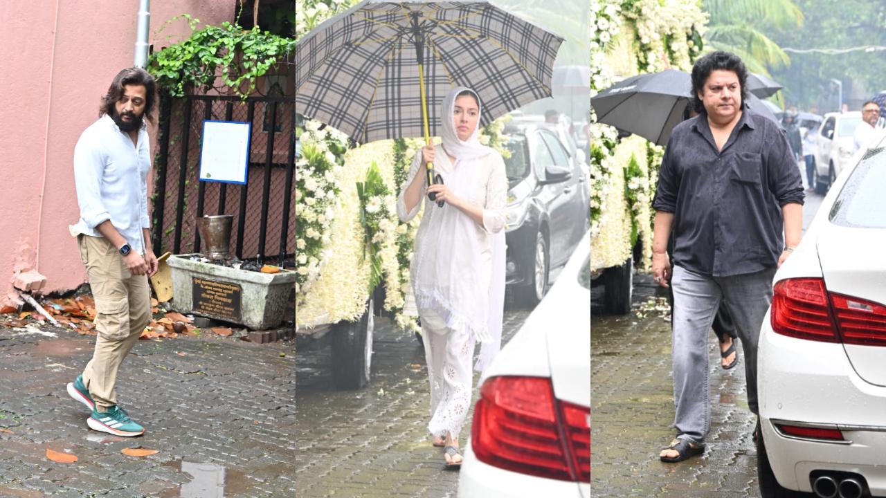 Tishaa Kumar Funeral: Riteish Deshmukh, Divya Khosla, Sajid Khan & others attend