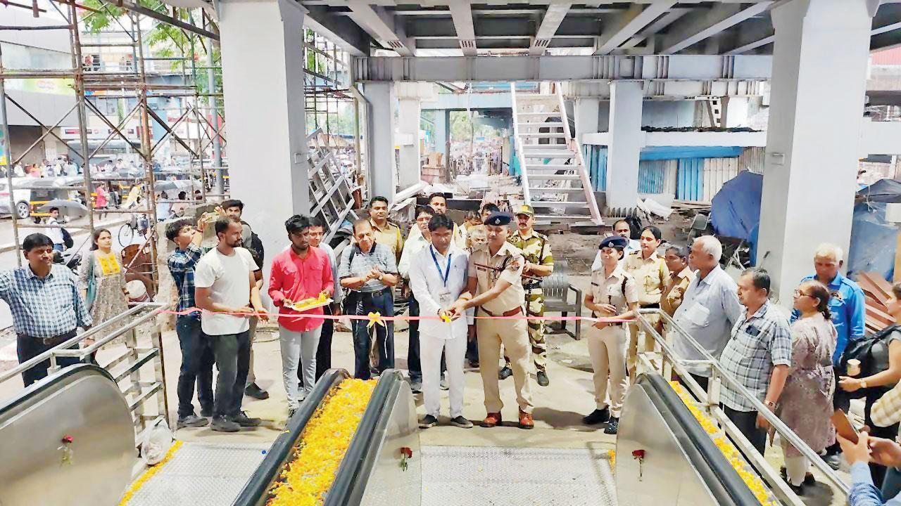 Mumbai: Two escalators at Ghatkopar station opened
