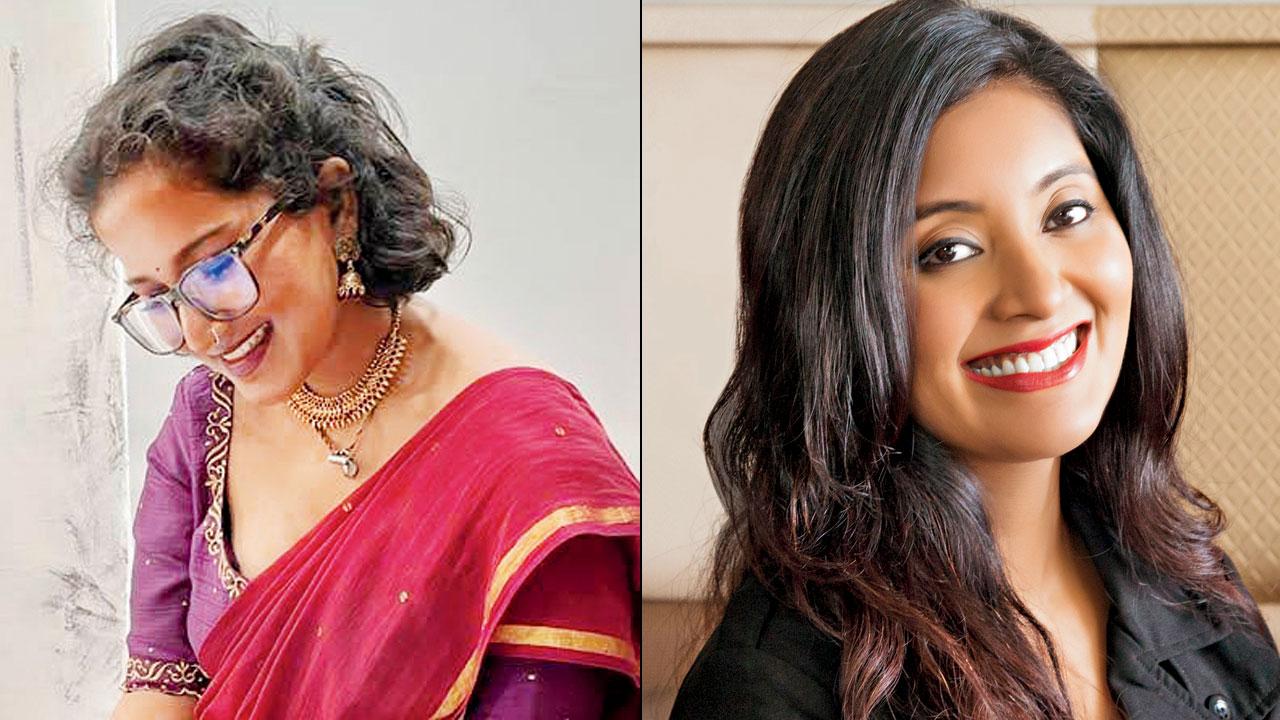Vaishnavi Sagwekar (right) Greeshma Thampi