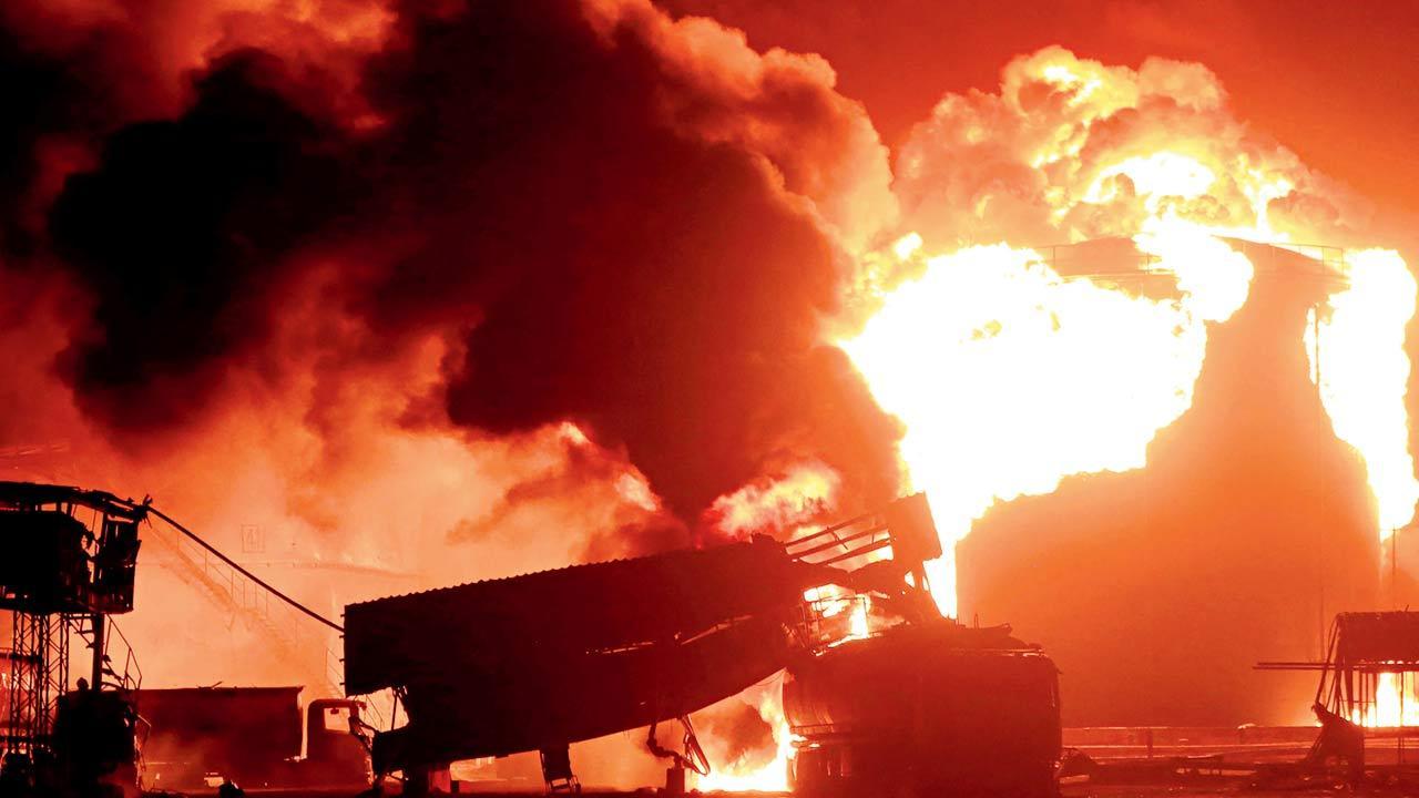 Hezbollah fires dozens of rockets at Israeli kibbutz