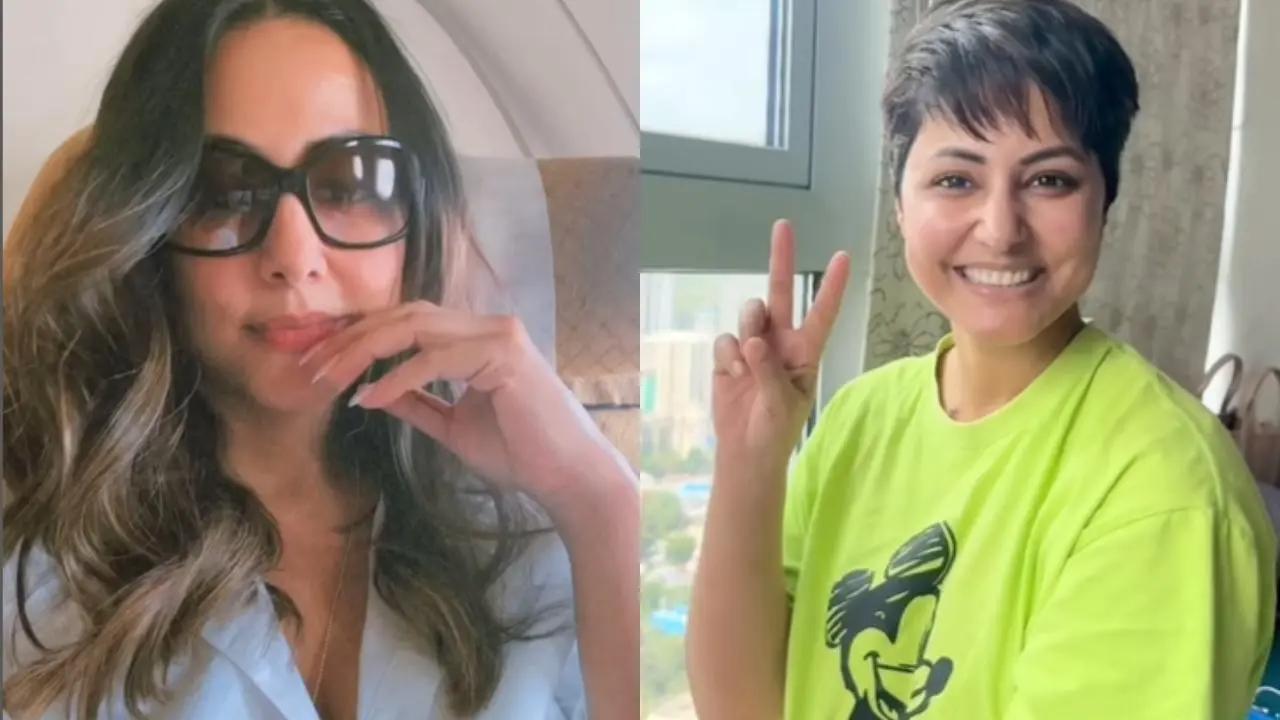 Being the sport that Hina Khan is, she shared a quirky reason for why she cut her hair short. Read the full story here