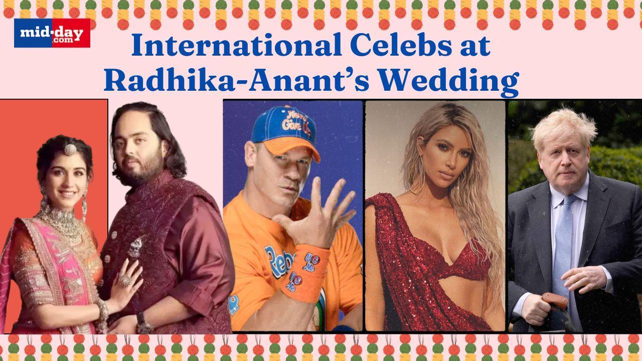 International Celebs at Radhika-Anant Ambani’s Wedding | Kim, Rema, John Cena