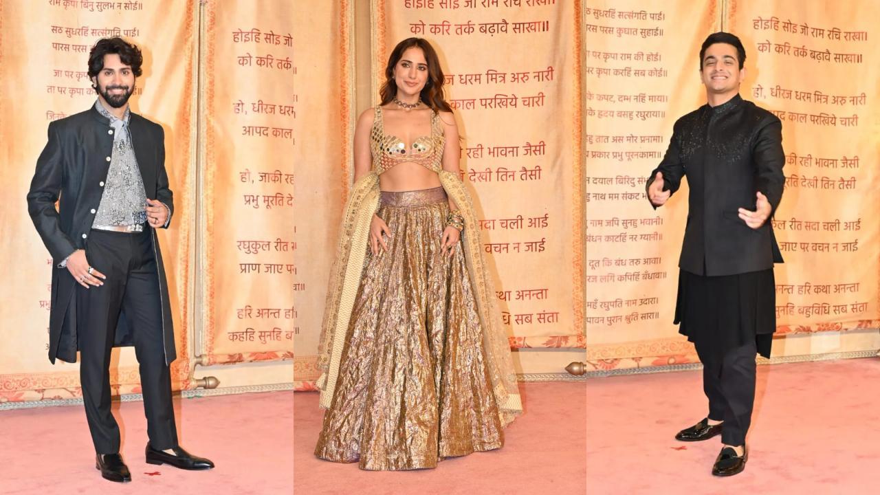 Kusha, Beerbiceps to Ankush, influencers at Anant-Radhika's Mangal Utsav
